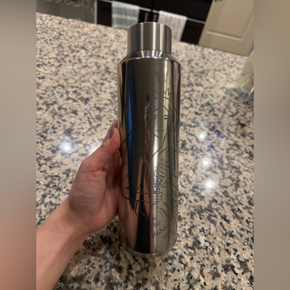 Stainless Steel Black Insulated Water Bottle - Sleek Travel Bottle